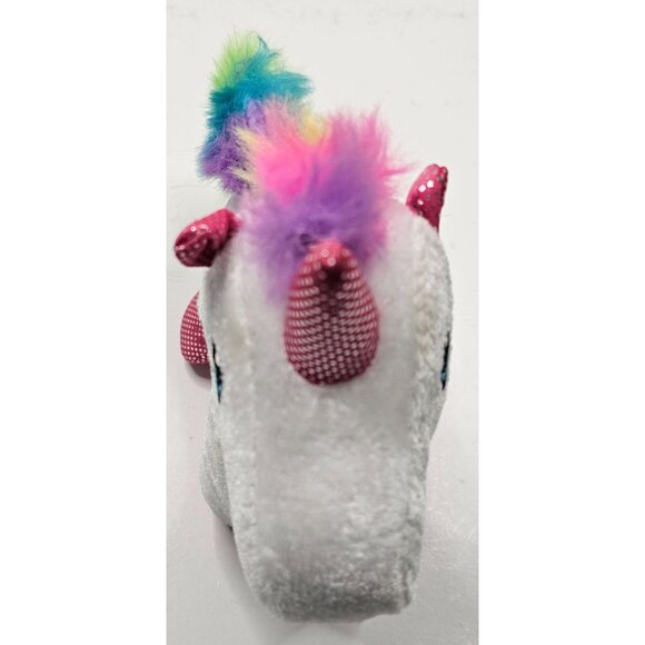 Plush Rainbow Unicorn Pony Stuffed Animal Toy Polyester Fiber 7.5" - Picture 10 of 13